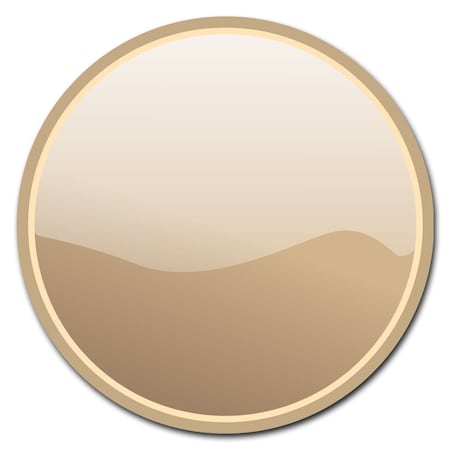 Signmission Tan Circle Vinyl Laminated Decal D-8-CIR-Tan